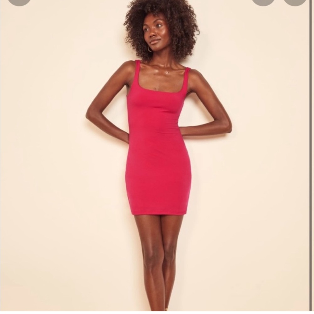 [SOLD] Reformation Becky Dress in Rhubarb